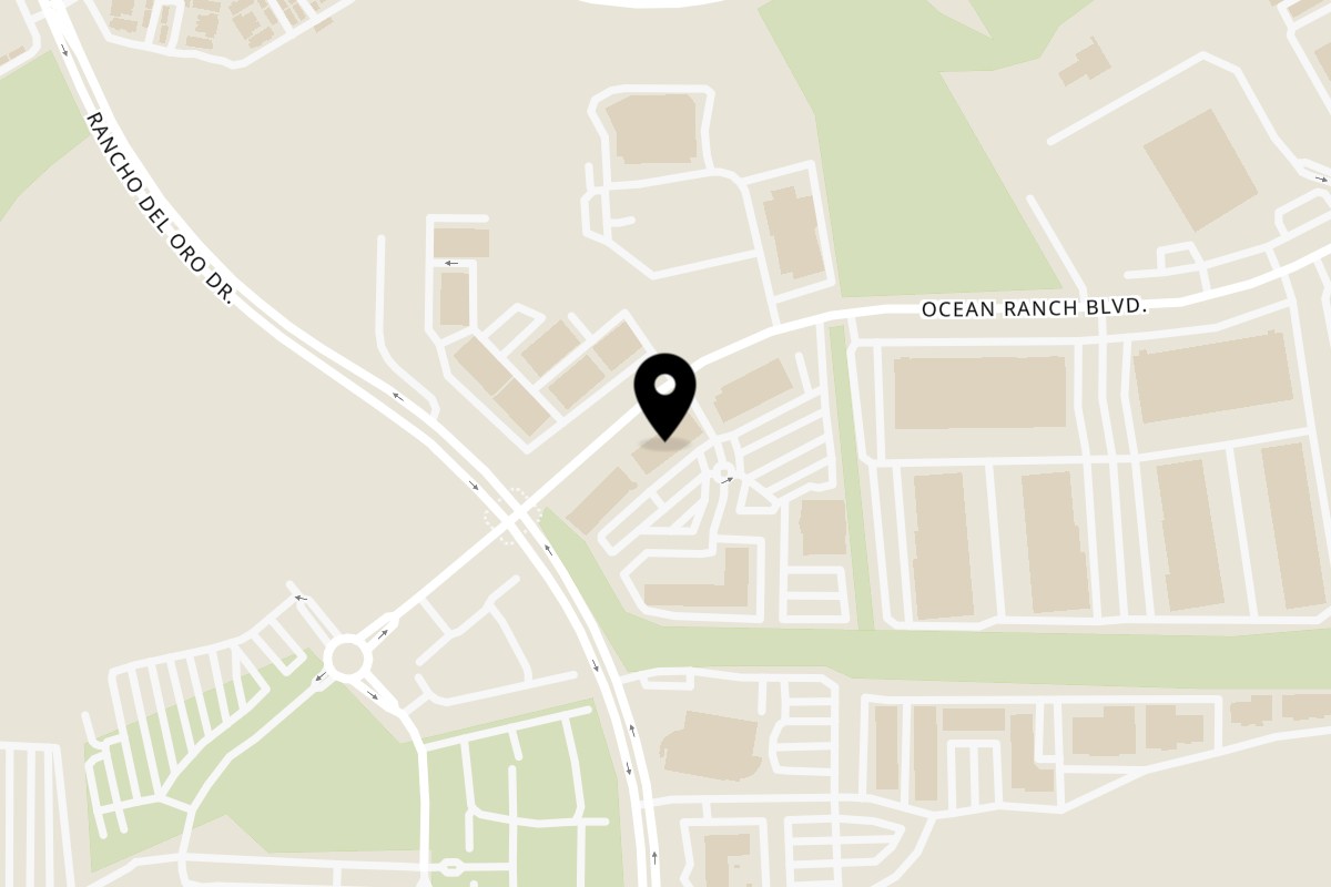 Map showing the location of Felix's BBQ with Soul Oceanside on 3613 Ocean Ranch Blvd in Oceanside